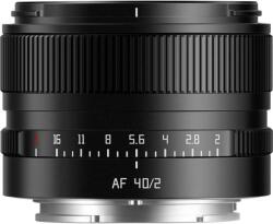 TTArtisan AF 40mm F2 (Sony E) objektív (AF4020-E-B)