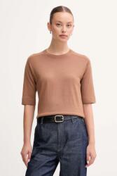 Benetton gyapjú pulóver - barna S - answear - 18 990 Ft