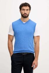 Benetton gyapjú pulóver könnyű, barna, 1002U1G34 - kék M - answear - 27 990 Ft