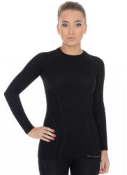 Brubeck Női hosszú ujjú felső Brubeck Active Wool Szín: fekete, Méret: XL