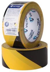 Victoria Facility Padlójelölő szalag, 48 mm x 33 m, VICTORIA FACILITY, fekete-sárga (RVPJ48FS) - kellekanyagonline