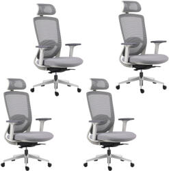 Mercury 4PACK Ergonomikus irodai szék ARTEA szürke (4 db)