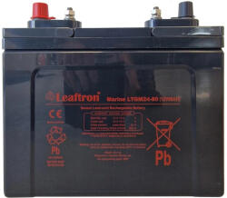 Leaftron LTGM24-80 12V 80Ah 620A csónak hajó akkumulátor (Leaftron-LTGM24-80)