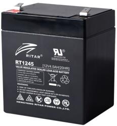 Ritar 12V 4, 5Ah RT1245 zárt ólomsavas zselés akkumulátor (Ritar-RT1245)