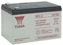 YUASA NP12-12 12V 12Ah zárt ólomsavas zselés akkumulátor (YUASA-NP12-12)