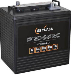 YUASA DCB125-6 6V 240Ah targonca akkumulátor (YUASA-DCB125-6)