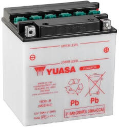YUASA YB30L-B 12V 30Ah sav nélküli száraz motor akkumulátor (Yuasa-YB30L-B)