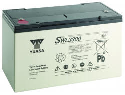 YUASA 12V 100Ah SWL3300 Highrate / Longlife zárt ólomsavas zselés akkumulátor (YUASA-SWL3300)