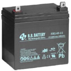 BB Battery B. B. Battery 12V 40Ah HR40-12 Highrate / Longlife zárt ólomsavas zselés akkumulátor (BB-Battery-HR40-12)