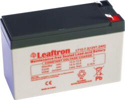 Leaftron 12V 7, 2Ah LT12-7.2 T2 zárt ólomsavas zselés akkumulátor (Leaftron-LT12-7-2-T2)