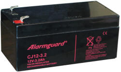 Alarmguard 12V 3, 2Ah CJ12-3.2 zárt ólomsavas zselés akkumulátor (Alarmguard-CJ12-3-2)