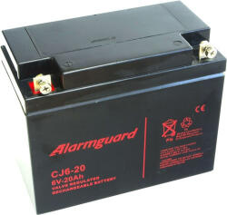 Alarmguard 6V 20Ah CJ6-20 zárt ólomsavas zselés akkumulátor (Alarmguard-CJ6-20)