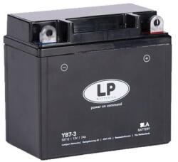 Landport YB7-3 12V 7Ah 80A YB7L-B jobb+ gondozásmentes AGM (zselés) motor akkumulátor (Landport-50712-YB7-3)