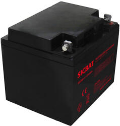 SICBAT 12V 40Ah SGP40-12 zárt ólomsavas zselés akkumulátor (SICBAT-SGP40-12)