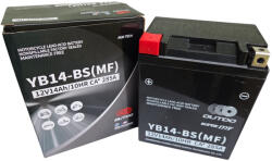 OUTDO YB14-BS 12V 14Ah 220A bal+ motor akkumulátor (Outdo-YB14-BS)