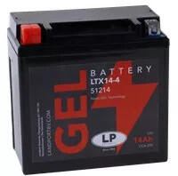 Landport SLA LTX14-4 GÉL 12V 14Ah 225A YTX14-4 bal+ gondozásmentes AGM (zselés) motor akkumulátor (Landport-YTX14-4-GEL)