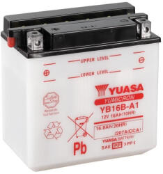 YUASA YB16B-A1 12V 16Ah sav nélküli száraz motor akkumulátor (YUASA-YB16B-A1)