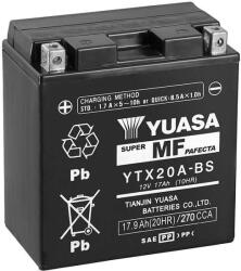 YUASA YTX20A-BS 12V 17Ah 270A motor akkumulátor (Yuasa-YTX20A-BS)