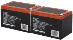 EMOS 24V 15Ah B9656V 6-DZM-12 csúszósarus ciklikus elektromos kerékpár akkumulátor (24V-15Ah-EMOS-B9656V)