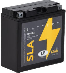 Landport SLA LT14B-4 12V 12Ah 175A YT14B-4 bal+ gondozásmentes AGM (zselés) motor akkumulátor (Landport-51203-YT14B-4)