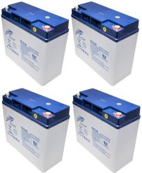 Ritar 48V 22Ah EV12-22 6-DZM-20 csavaros ciklikus elektromos kerékpár akkumulátor (48V-22Ah-Ritar-EV12-22-csavaros)
