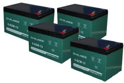 ZTECH CHILWEE 6-DZM-12 48V 12Ah 6-DZF-12 sarus elektromos kerékpár akkumulátor (48V-12Ah-6-DZM-12-CHILWEE-sarus)