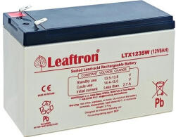 Leaftron 12V 9Ah LTX1235W F2 Highrate zárt ólomsavas zselés akkumulátor (Leaftron-LTX1235W)