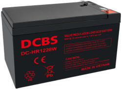 DCBS 12V 7Ah DC HR1228W F2 Highrate / Longlife zárt ólomsavas zselés akkumulátor (DCBS-DC-HR1228W-F2)