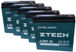 ZTECH 6-DZF-20 60V 20Ah CHILWEE 6-DZM-20 elektromos kerékpár akkumulátor (60V-20Ah-ZTECH-6-DZF-20-CHILWEE)