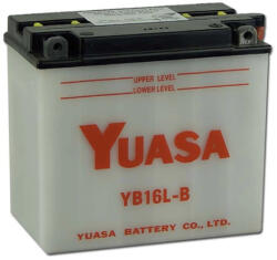 YUASA YB16L-B 12V 19Ah sav nélküli száraz motor akkumulátor (YUASA-YB16L-B)