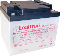 Leaftron 12V 50Ah LTL12-50 Longlife zárt ólomsavas zselés akkumulátor (Leaftron-LTL12-50)
