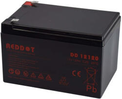 RedDot 12V 12Ah DD12120 zárt ólomsavas zselés akkumulátor (REDDOT-DD12120)
