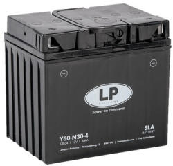 Landport Y60-N30-4 12V 30Ah 300A bal+ gondozásmentes AGM (zselés) motor akkumulátor (Landport-53034)