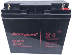Alarmguard 12V 18Ah CS12-18 zárt ólomsavas zselés akkumulátor (Alarmguard-CS12-18)