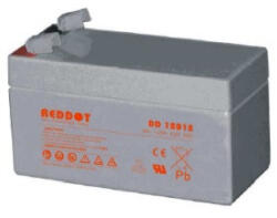 RedDot 12V 1, 2Ah DD12012 zárt ólomsavas zselés akkumulátor (Reddot-DD12012)