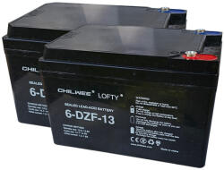 Lofty CHILWEE 24V 13Ah 6-DZM-12 LOFTY 6-DZF-12 csavaros ciklikus elektromos kerékpár akkumulátor (24V-13Ah-LOFTY-6DZF13-csavaros)