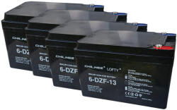 Lofty CHILWEE 48V 13Ah 6-DZM-12 LOFTY 6-DZF-12 csavaros ciklikus elektromos kerékpár akkumulátor (48V-13Ah-LOFTY-6DZF13-Csavaros)