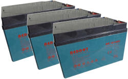 RedDot 36V 14Ah DD12140C 6-DZM-12 csavaros ciklikus elektromos kerékpár akkumulátor (36V-14Ah-RedDot-DD12140C-csavaros)