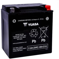 YUASA YIX30L-BS 12V 30Ah 400A motor akkumulátor (Yuasa-YIX30L-BS)