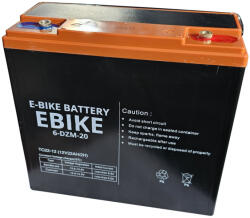 E-Bike Battery EBIKE 6-DZM-20 12V 22Ah csavaros elektromos kerékpár akkumulátor (12V-22Ah-EBIKE-6DZM20)