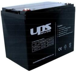 UPS Power 12V 75Ah MC75-12 zárt ólomsavas zselés akkumulátor (UPS-Power-MC75-12)