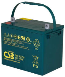 CSB-Battery EVX12750 12V 75Ah kerekesszék rokkantkocsi akkumulátor (CSB-EVX12750)