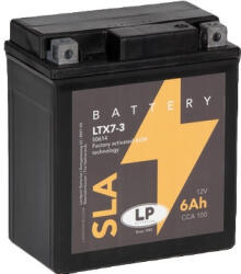 Landport SLA LTX7-3 12V 6Ah 100A YTX7-3 YTX7L-BS gondozásmentes AGM (zselés) motor akkumulátor (Landport-YTX7-3-50614)