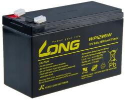 Long 12V 9Ah F2 WP1236W csúszósarus ciklikus elektromos kerékpár akkumulátor (Long-WP1236W)