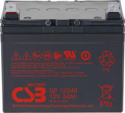 CSB-Battery 12V 34Ah GP12340 zárt ólomsavas zselés akkumulátor (CSB-GP-12340)