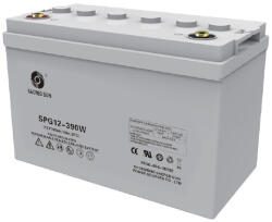 Sacred Sun 12V 100Ah SPG12-390W Highrate / Longlife zárt ólomsavas zselés akkumulátor (Sacred-Sun-SPG12-390W)