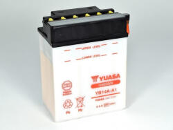 YUASA YB14A-A1 12V 14Ah sav nélküli száraz motor akkumulátor (Yuasa-YB14A-A1)
