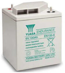 YUASA 6V 100Ah EN100-6 zárt ólomsavas zselés akkumulátor (Yuasa-EN100-6)