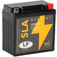 Landport SLA LTX9A-3 12V 9Ah 120A YTX9A-3 YB9L-B jobb+ gondozásmentes AGM (zselés) motor akkumulátor (Landport-50915)