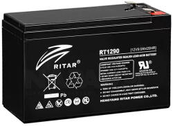 Ritar 12V 9Ah RT1290 F1 zárt ólomsavas zselés akkumulátor (Ritar-RT1290-F1)